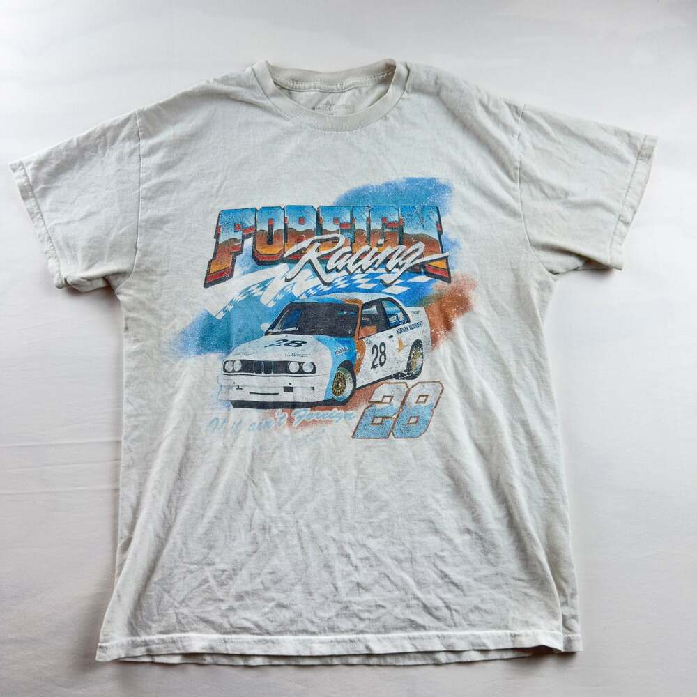 Alpha Collective PacSun Foreign Racing BMW E30 #28 Graphic T-Shirt Medium